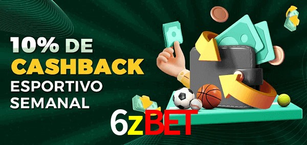 10% de bônus de cashback na 6zbet