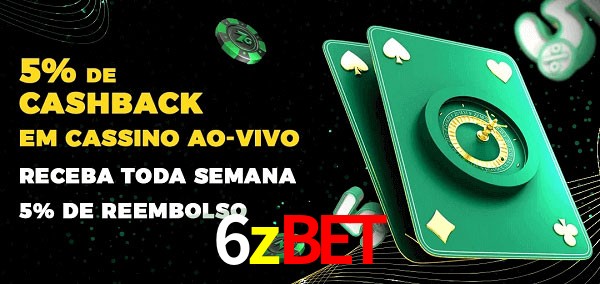 Promoções do cassino ao Vivo 6zbet